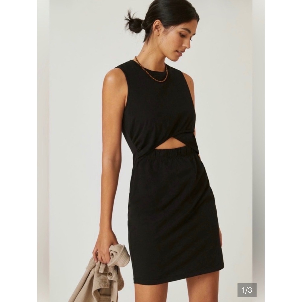 t.la Twisted Cutout Dress from Anthropologie Size M Black Women